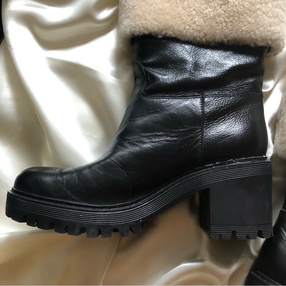 MARC FISHER FUR CUFF BOOTIE - Picture 15 of 16